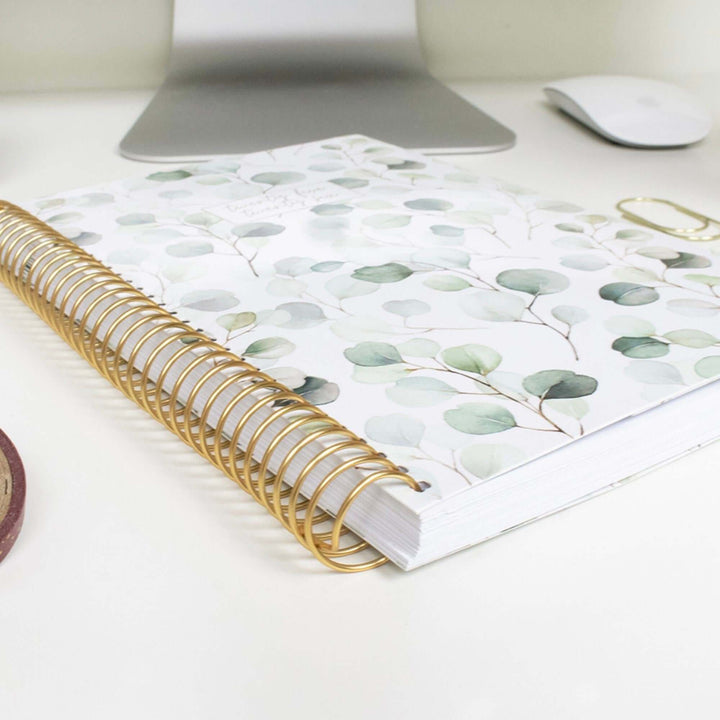 2025-26 Soft Cover Planner, 5.5" x 8.25", Boho Greenery