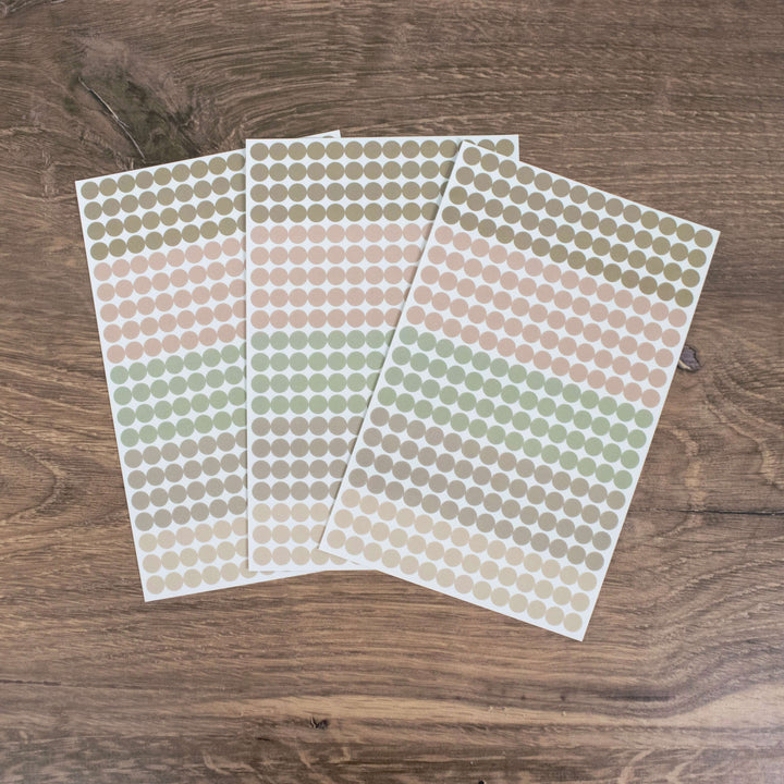 Planner Stickers, Color Coding Pack, Aesthetic Boho