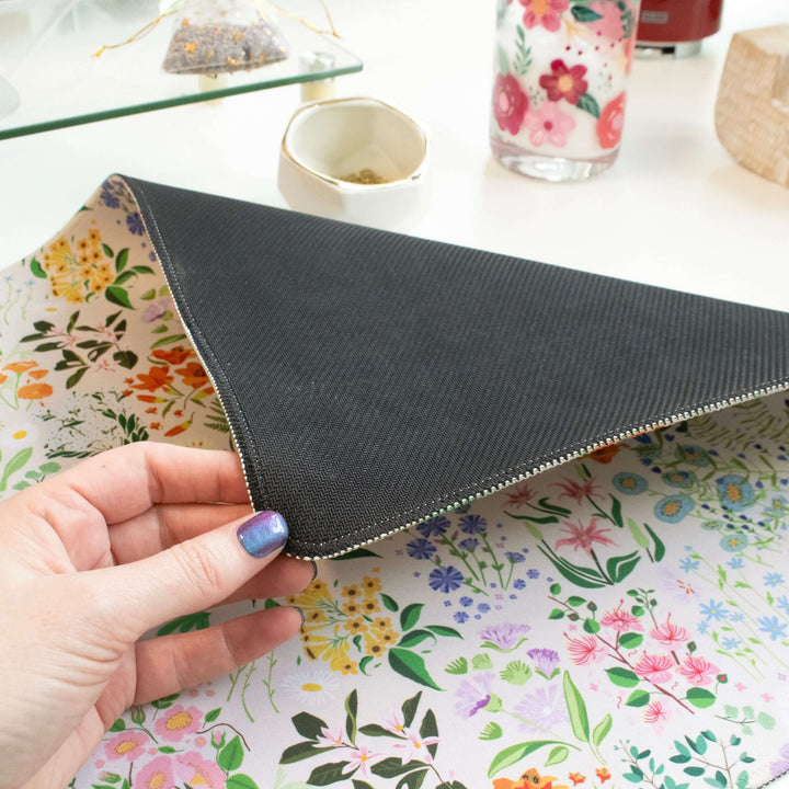Large Desk Mat, Garden Party