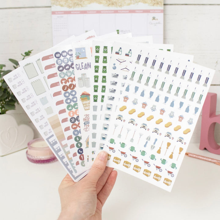 Planner Sticker Pack, Household Chore