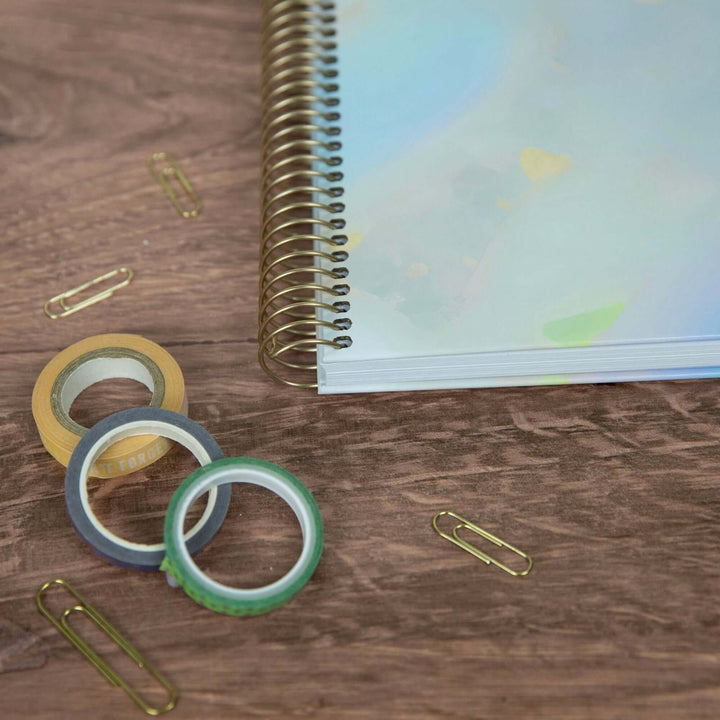2025-26 Hard Cover Planner, 8.5" x 11", Iridescent Opal