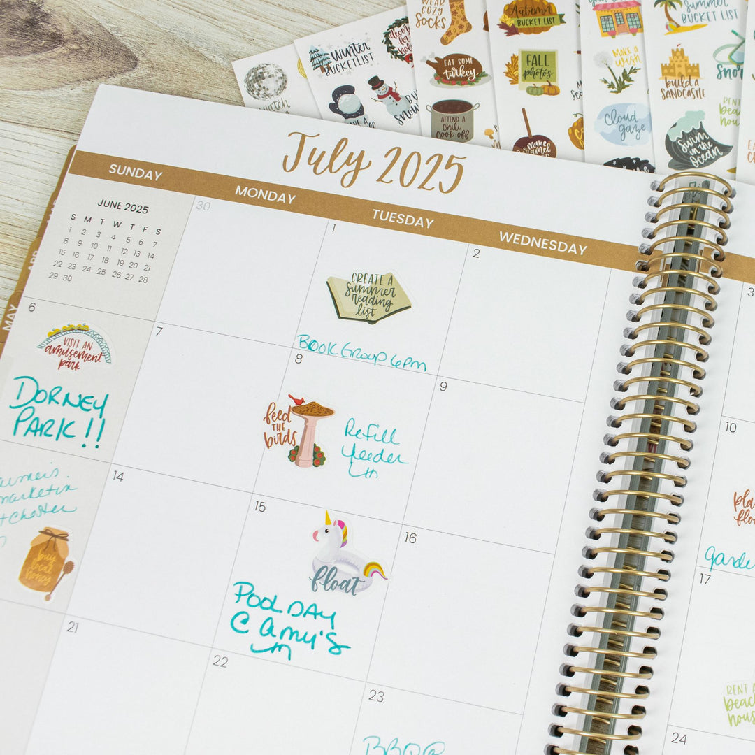 Planner Stickers, Seasonal Bucket Lists