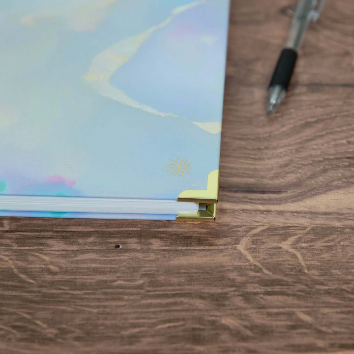 2025-26 Hard Cover Planner, 8.5" x 11", Iridescent Opal