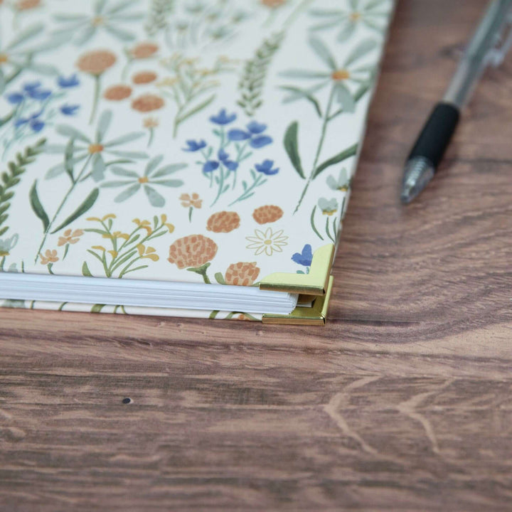 2025-26 Hard Cover Planner, 8.5" x 11", Whimsical Wildflowers