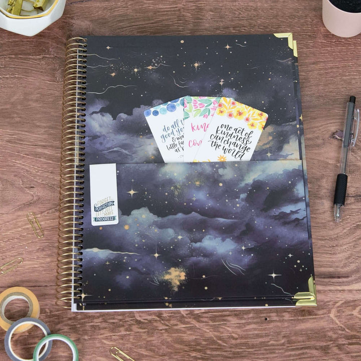 2025-26 Hard Cover Planner, 8.5" x 11", Midnight Sky