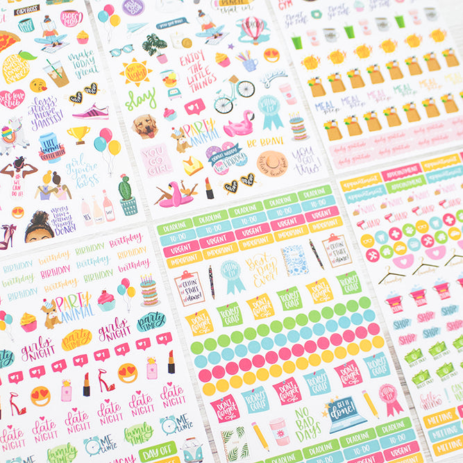 Planner Stickers, Productivity Pack