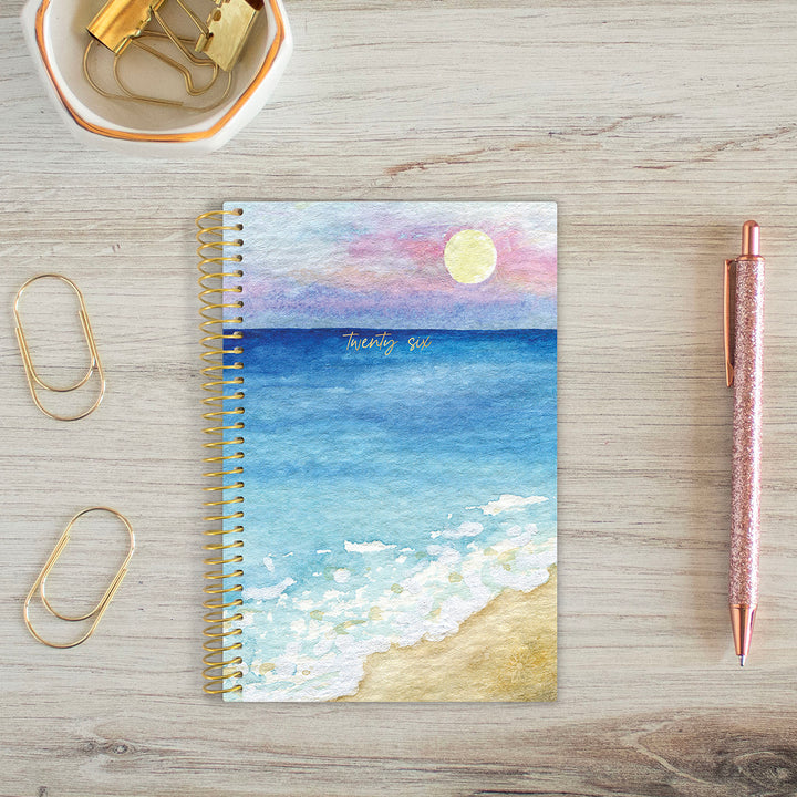 2026 Soft Cover Planner, 4" x 6", Coastal Calm