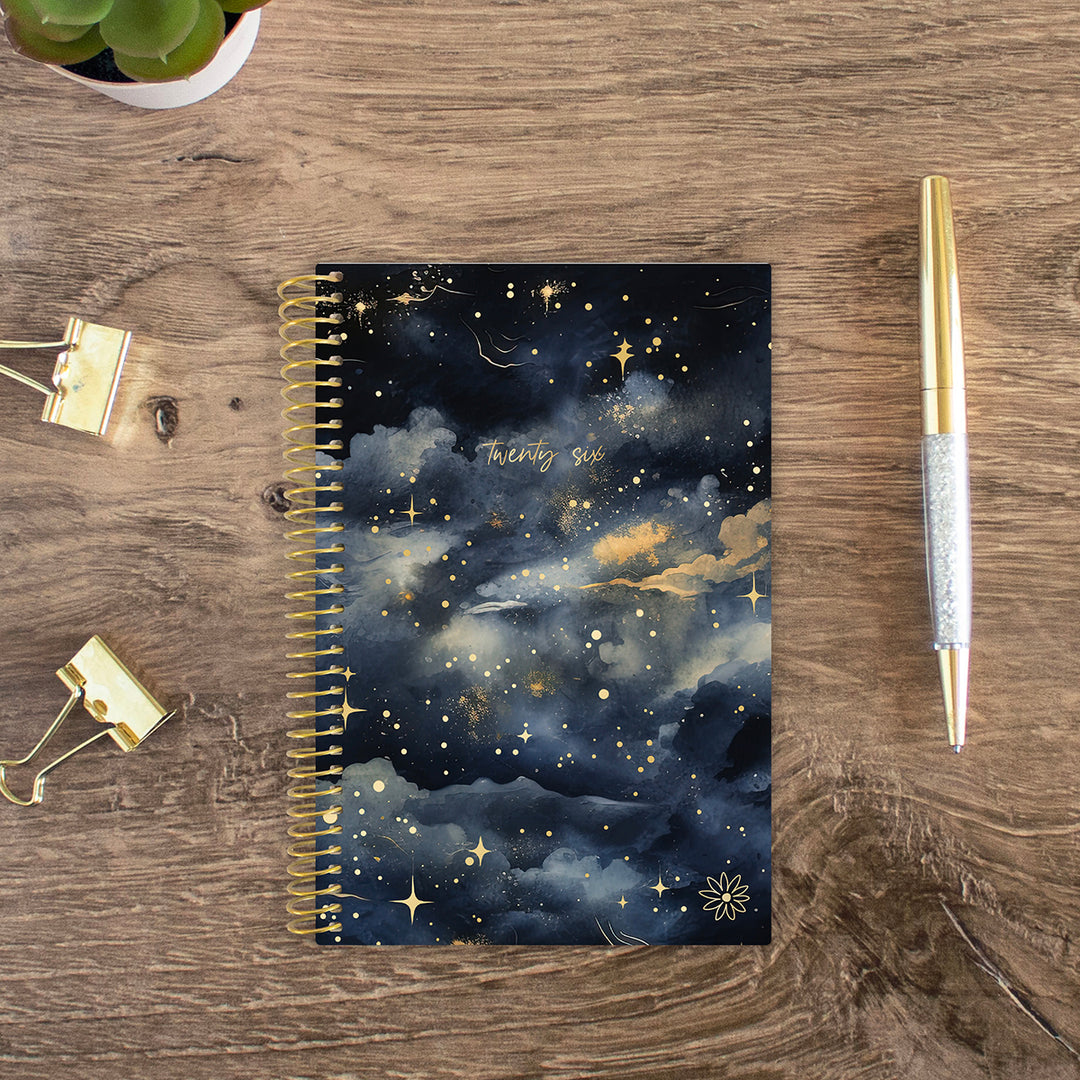 2026 Soft Cover Planner, 4" x 6", Midnight Sky