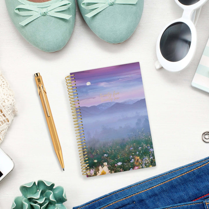 2025-26 Soft Cover Planner, 4" x 6", Mystical Mountains