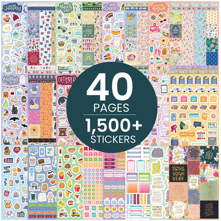 40 Page Sticker Book, Volume 1 - Stickers Make Everything Better