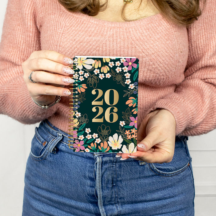 2026 Soft Cover Planner, 4" x 6", Blooming Wildly