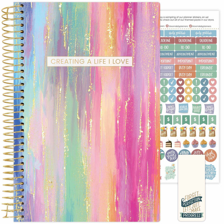 2025-26 Soft Cover Planner, 5.5" x 8.25", Creating A Life I Love