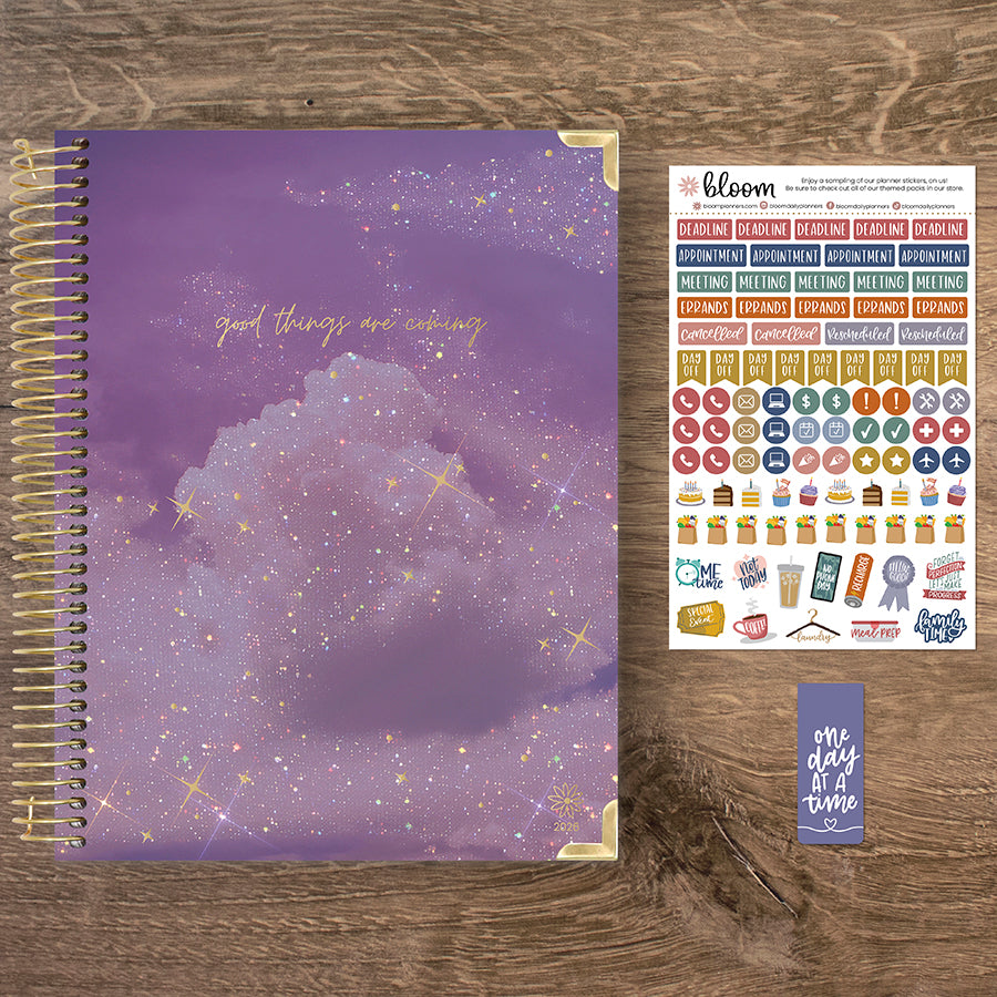 2026 Hard Cover Planner, 8.5" x 11", Good Things are Coming