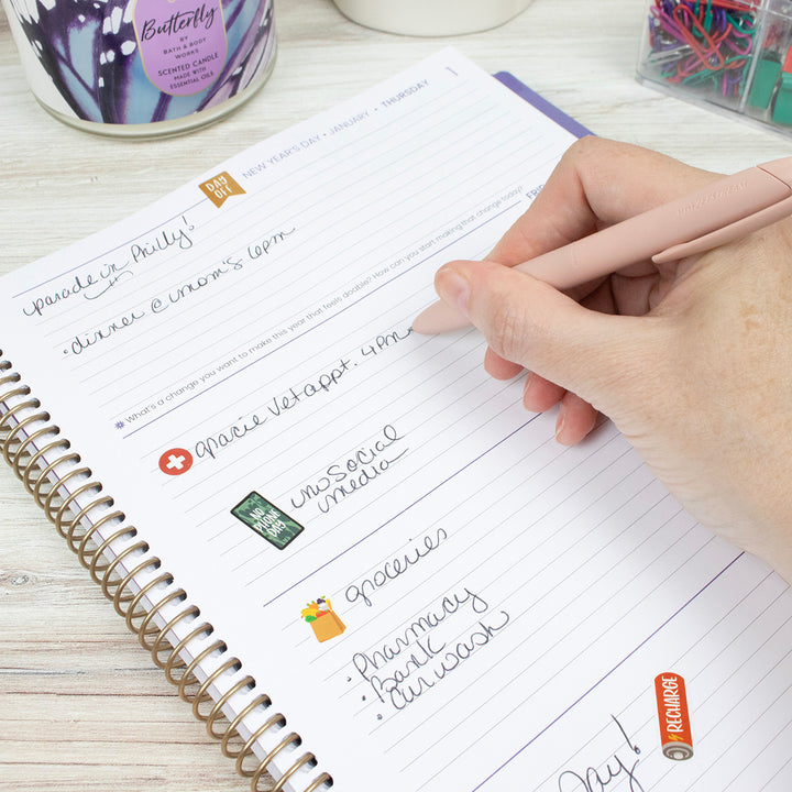 2026 Soft Cover Planner, 8.5" x 11", Mystic Mountains