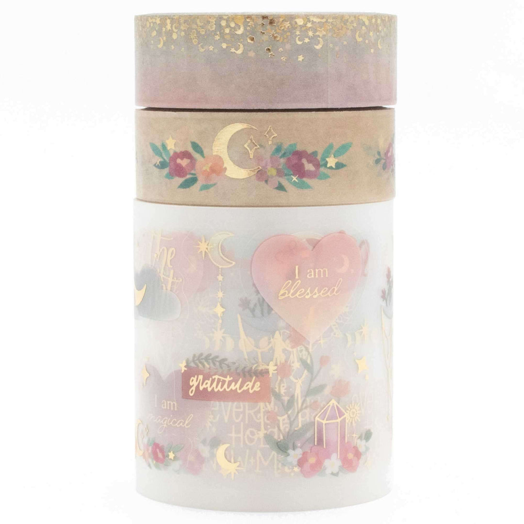 Washi & PET Tape Set, Boho Celestial - Simply Gilded x bloom