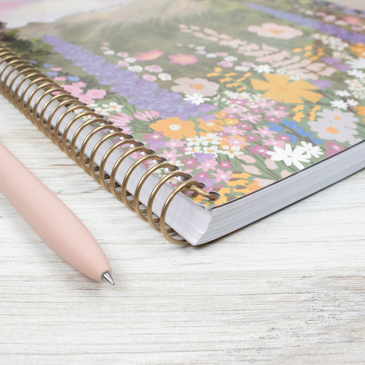 2026 Soft Cover Planner, 8.5" x 11", Wildflower Mountainside