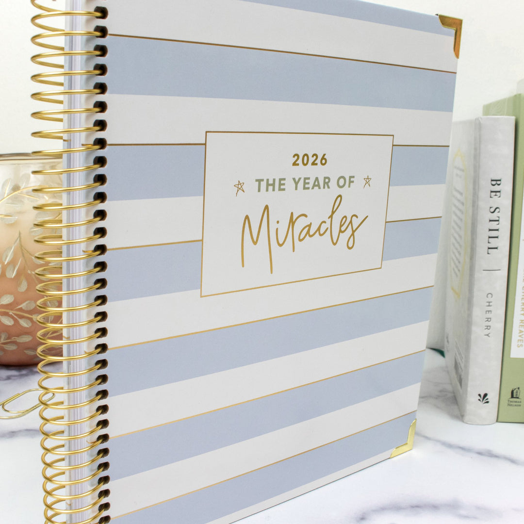 2026 bloom x Cleerely Stated Planner, 7.5" x 9", Year of Miracles