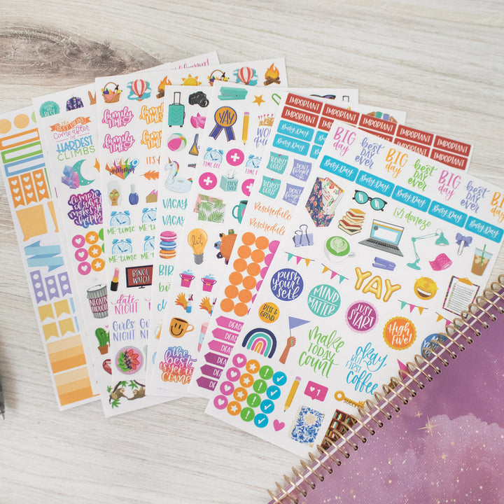 Planner Stickers, Classic Pack