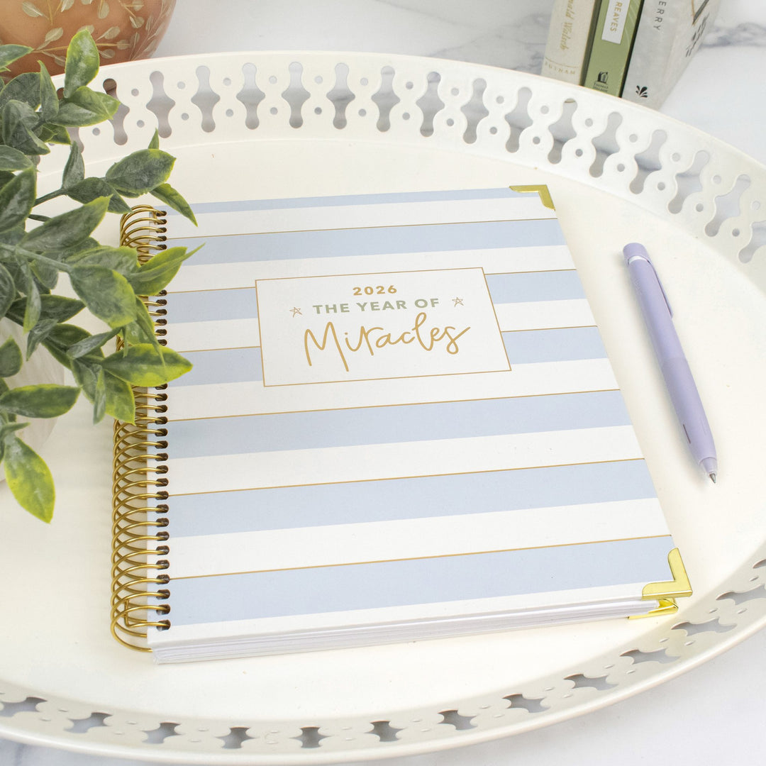 2026 bloom x Cleerely Stated Planner, 7.5" x 9", Year of Miracles