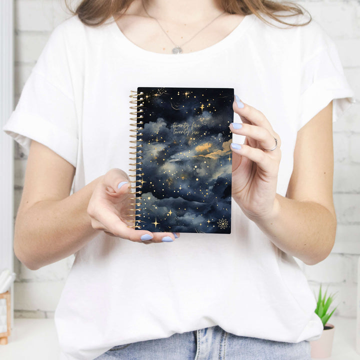 2025-26 Soft Cover Planner, 4" x 6", Midnight Sky