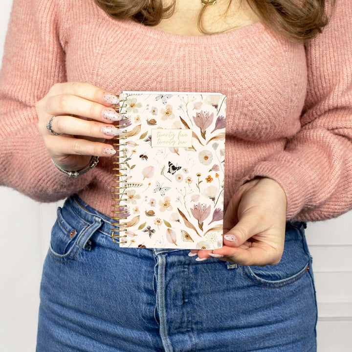 2025-26 Soft Cover Planner, 4" x 6", Butterfly Garden