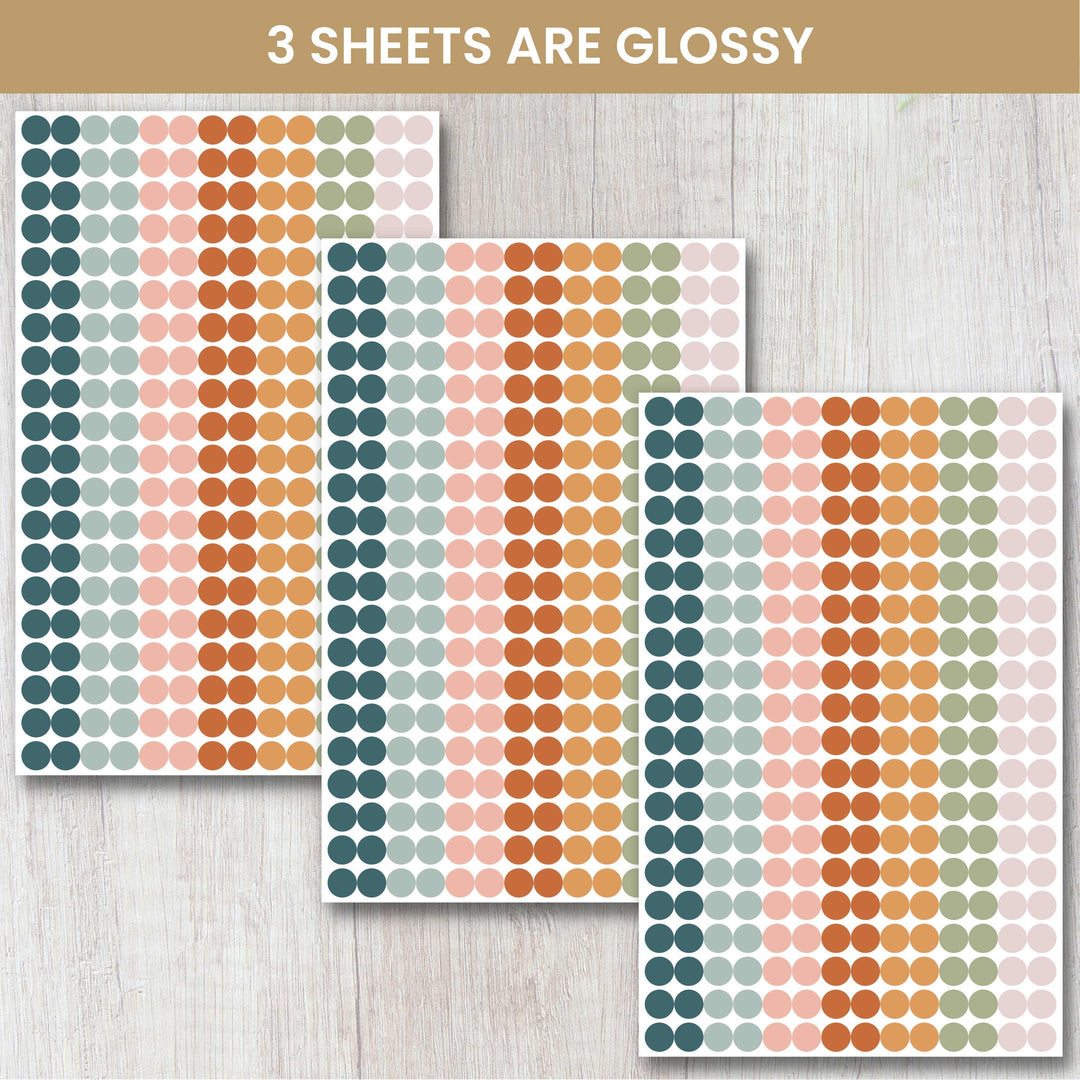 Planner Stickers, Color Coding Pack, Sweater Weather