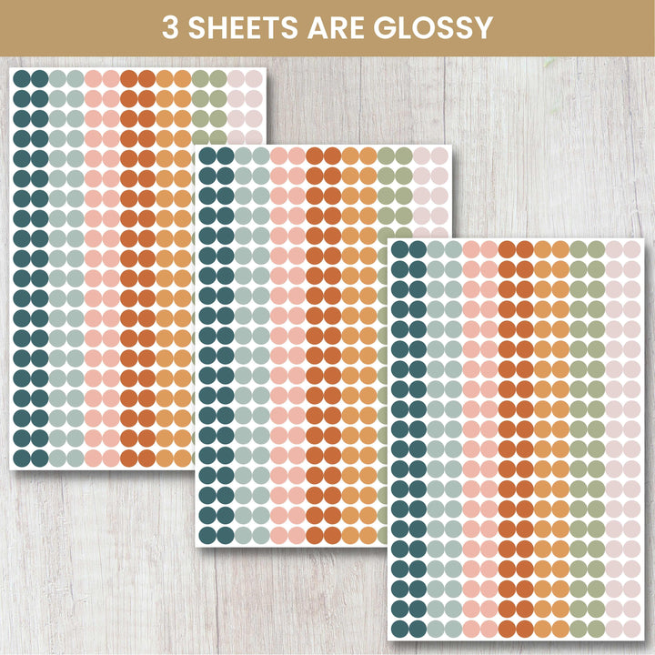 Planner Stickers, Color Coding Pack, Sweater Weather