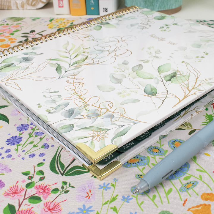 2026 Vision Planner, 7.5" x 9", Eucalyptus, White