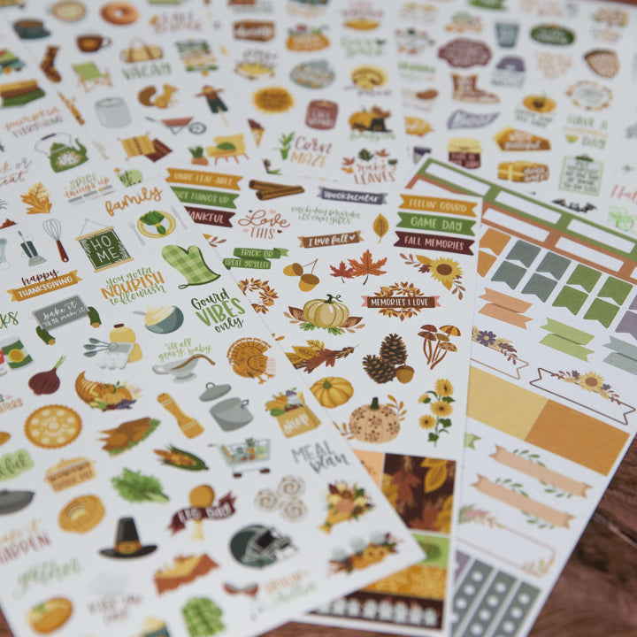 Planner Stickers, Fall Expansion Pack