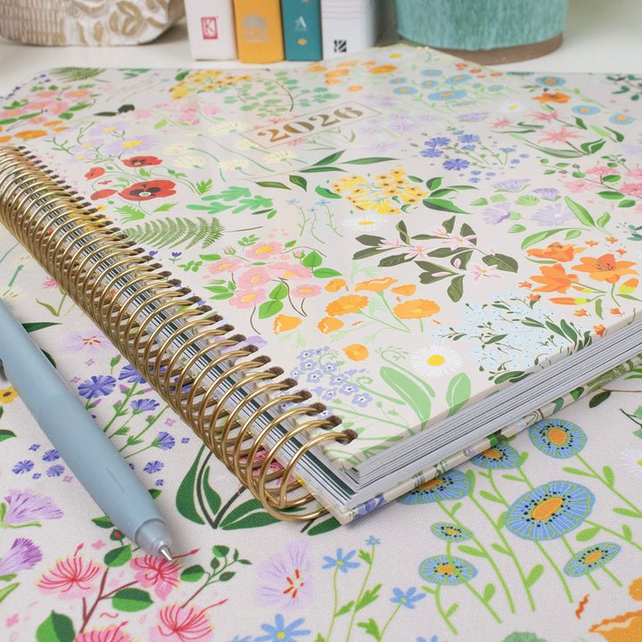 2026 Vision Planner, 7.5" x 9", Garden Party, Beige