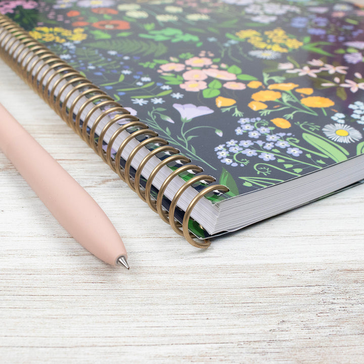 2026 Soft Cover Planner, 8.5" x 11", Garden Party, Navy