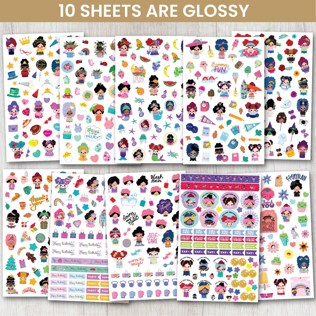 Planner Sticker Value Pack, Hola Mijas Bonitas Pack