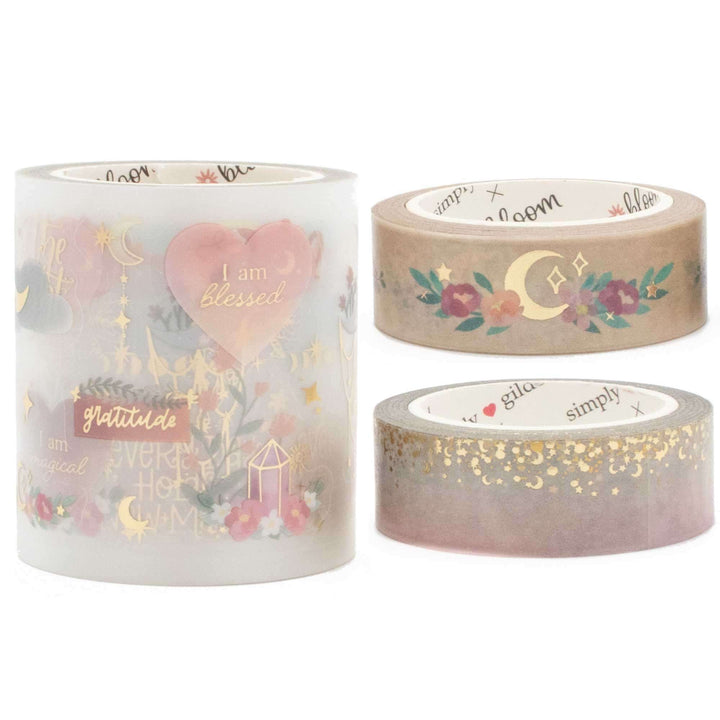 Washi & PET Tape Set, Boho Celestial - Simply Gilded x bloom