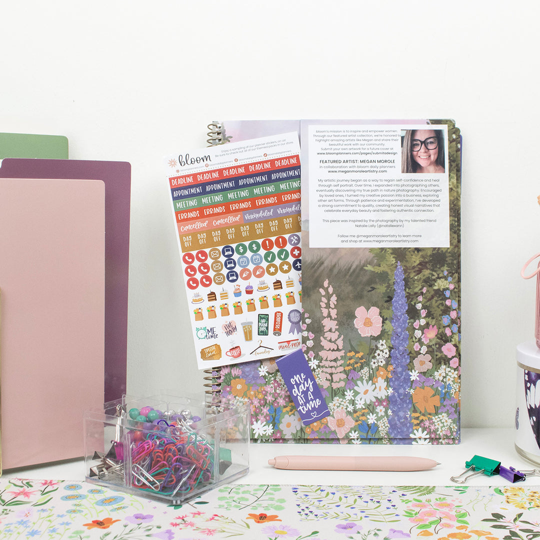 2026 Soft Cover Planner, 8.5" x 11", Wildflower Mountainside