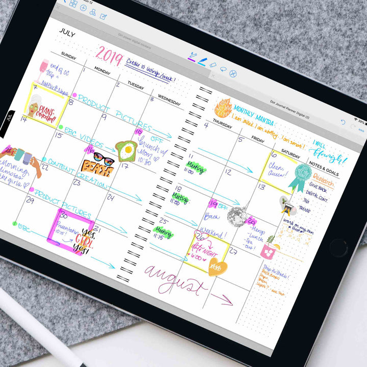 Digital Planner, Undated Dot Journal