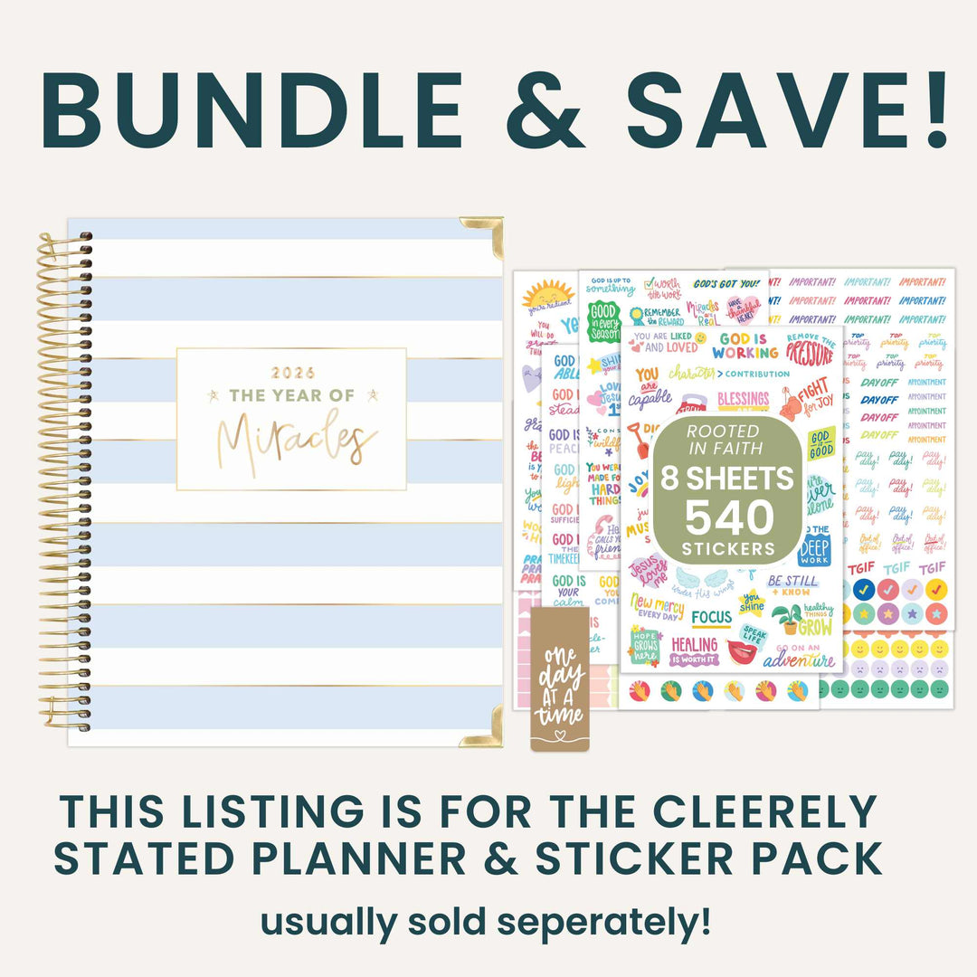 Rooted in Faith 2026 Planning Bundle – Cleerely Stated x bloom