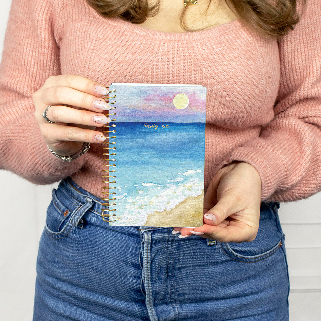 2026 Soft Cover Planner, 4" x 6", Coastal Calm