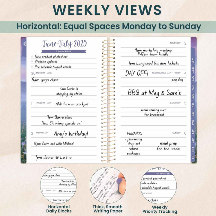 2025-26 Soft Cover Planner, 4" x 6", Mystical Mountains