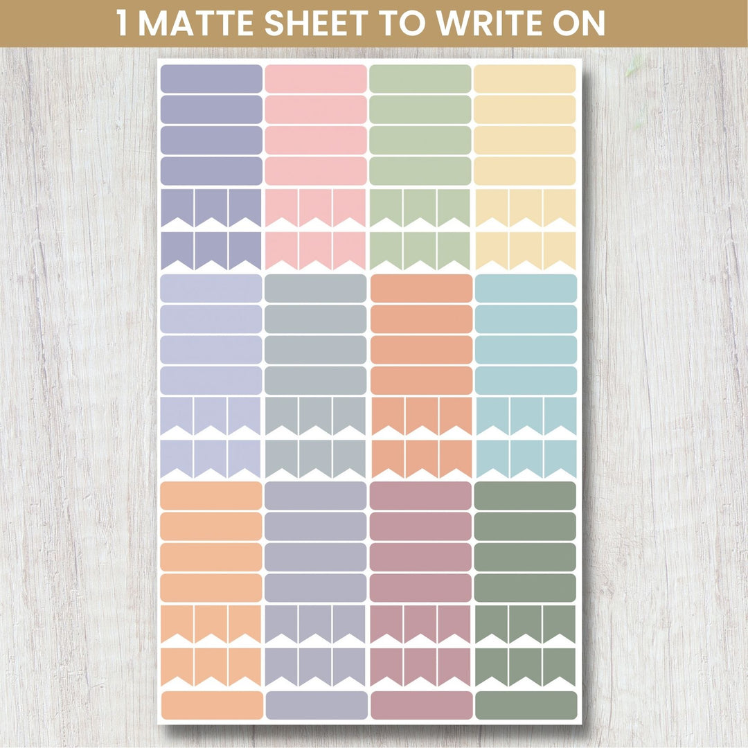 Planner Stickers, Calendar Essentials Pack, Happy Seasons