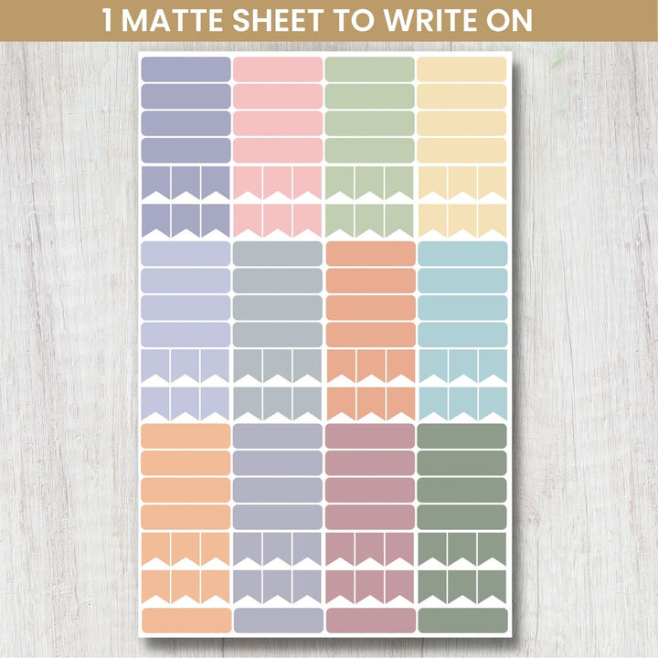 Planner Stickers, Calendar Essentials Pack, Happy Seasons