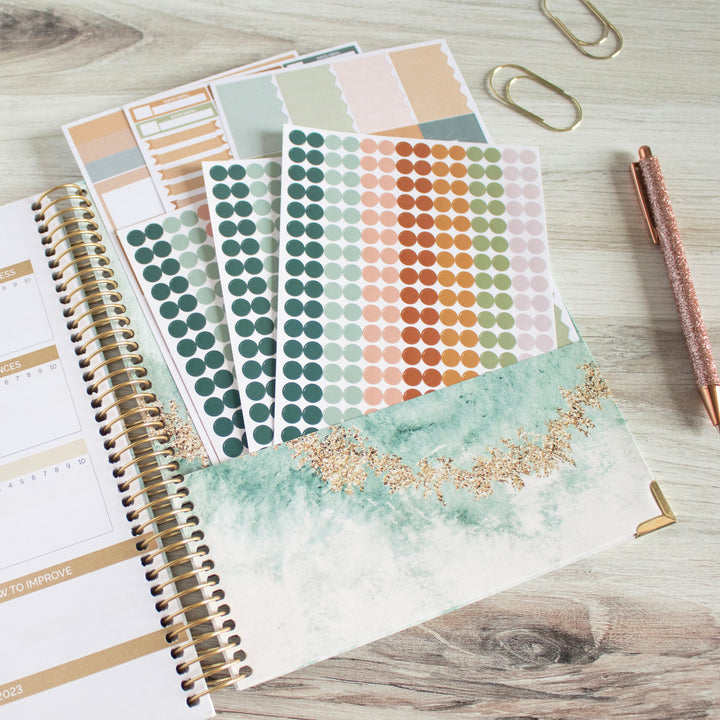 Planner Stickers, Color Coding Pack, Sweater Weather