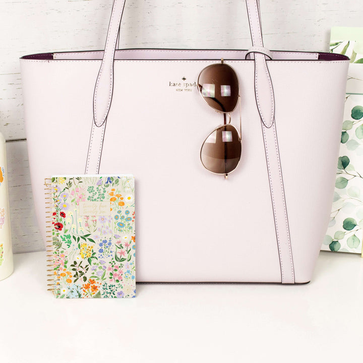 2025-26 Soft Cover Planner, 4" x 6", Garden Party, Beige