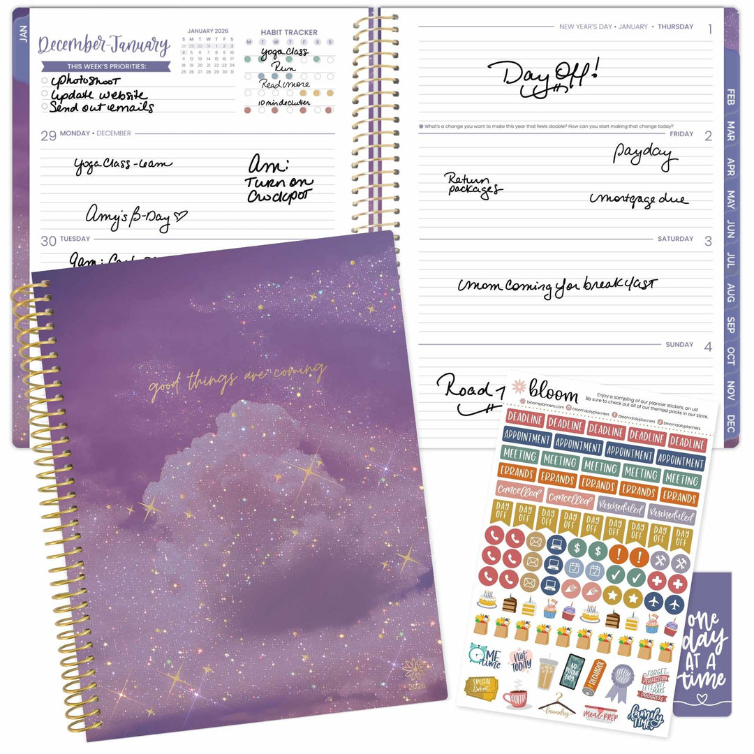 2026 Soft Cover Planner, 8.5" x 11", Good Things are Coming