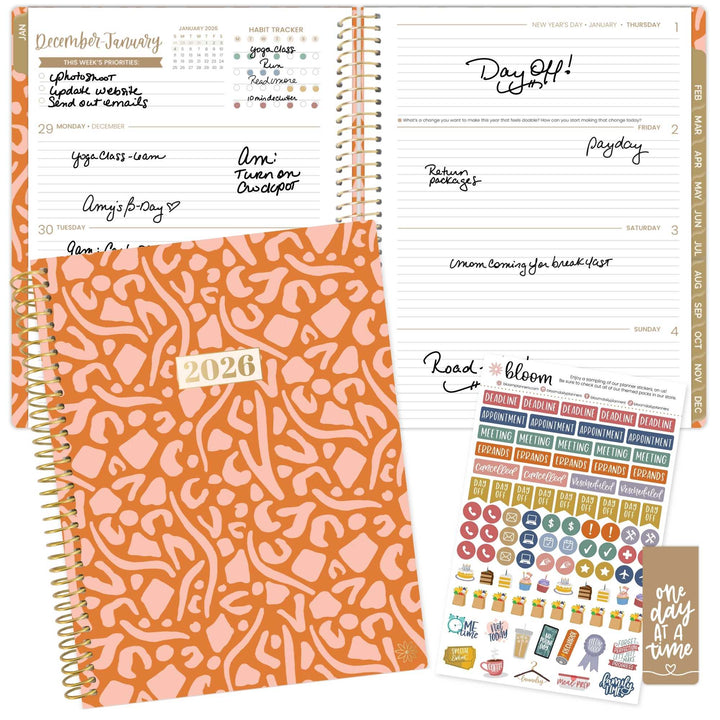 2026 Soft Cover Planner, 8.5" x 11", Moments of Grace