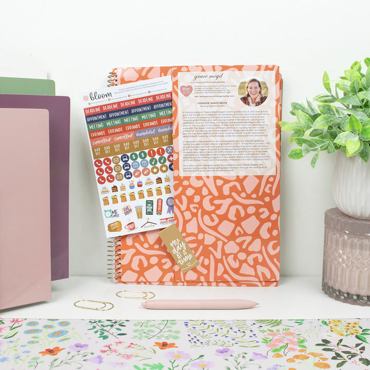 2026 Soft Cover Planner, 8.5" x 11", Moments of Grace