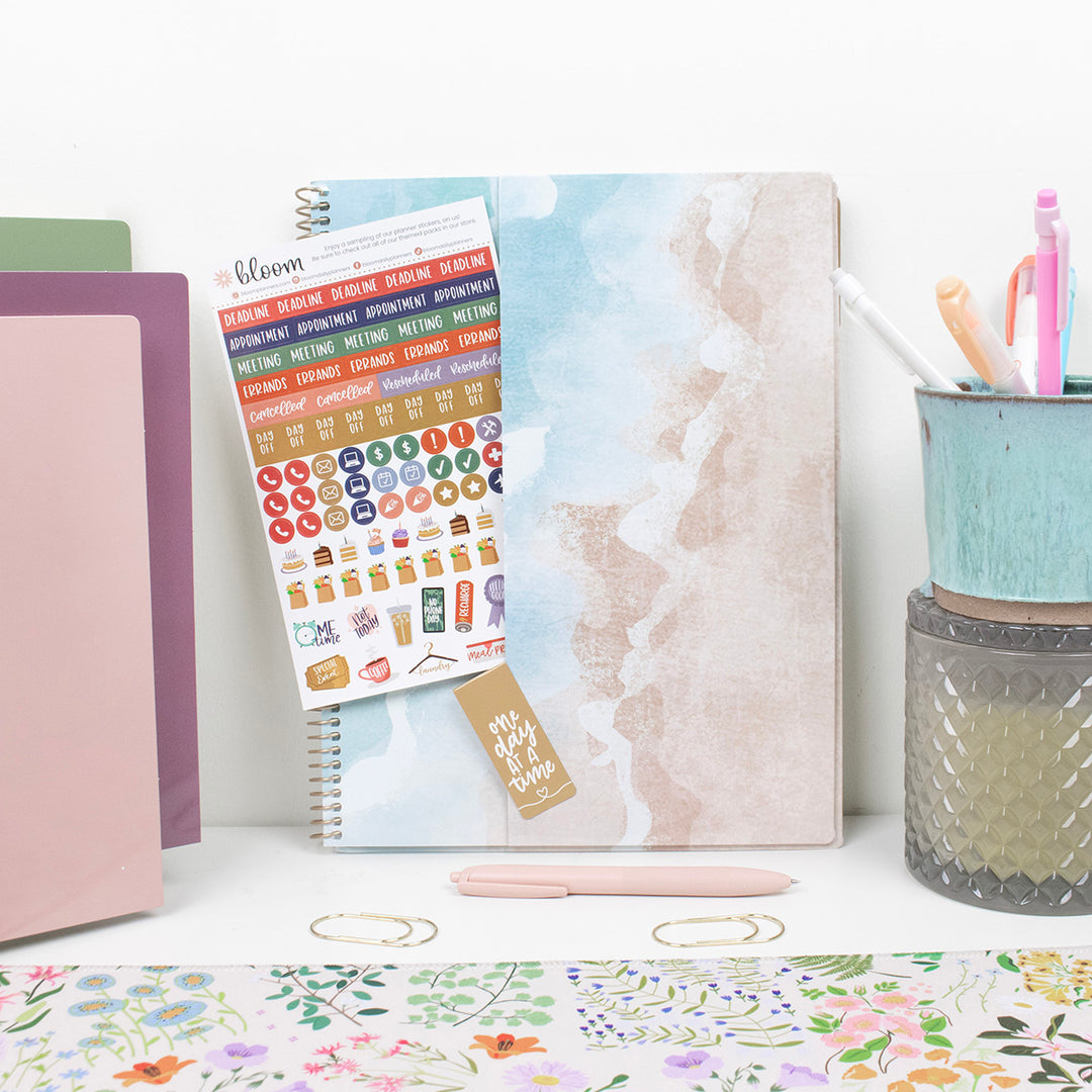 2026 Soft Cover Planner, 8.5" x 11", Ocean Oasis