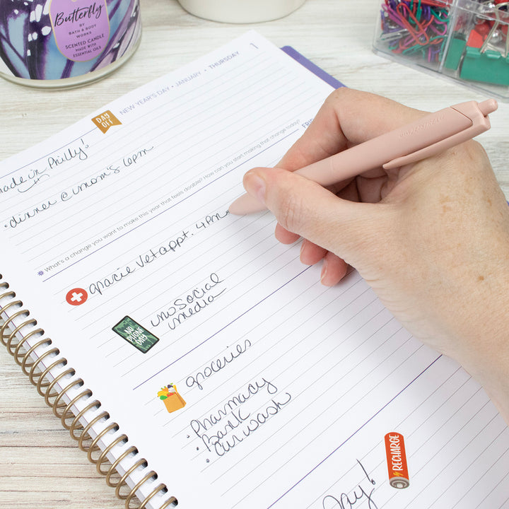 2026 Soft Cover Planner, 8.5" x 11", Wildflower Mountainside