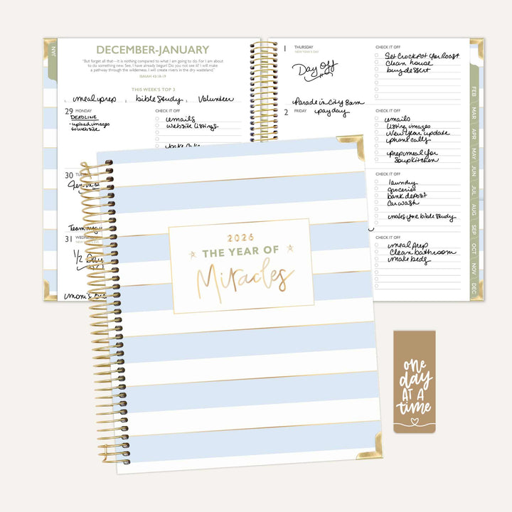 2026 bloom x Cleerely Stated Planner, 7.5" x 9", Year of Miracles