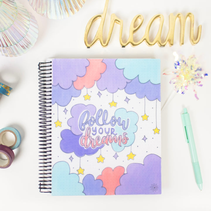 Undated Dot Journaling Planner & Calendar, Dots