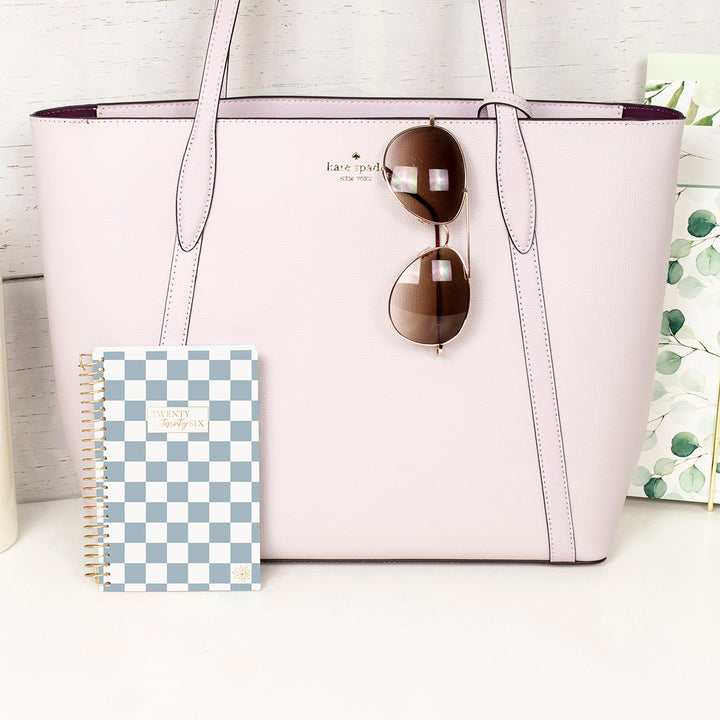 2026 Soft Cover Planner, 4" x 6", Checkered